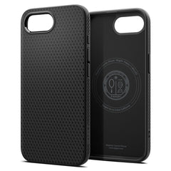 COQUE SPIGEN LIQUID AIR MAG MAGSAFE IPHONE 16E NOIR MAT
