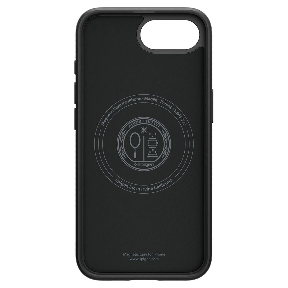 COQUE SPIGEN LIQUID AIR MAG MAGSAFE IPHONE 16E NOIR MAT
