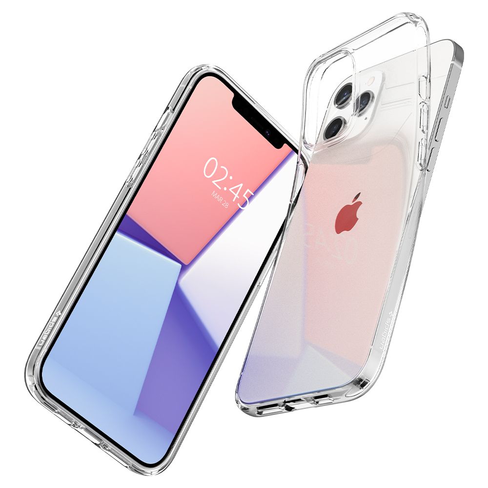 COQUE SPIGEN LIQUID CRYSTAL IPHONE 12/12 PRO TRANSPARENTE