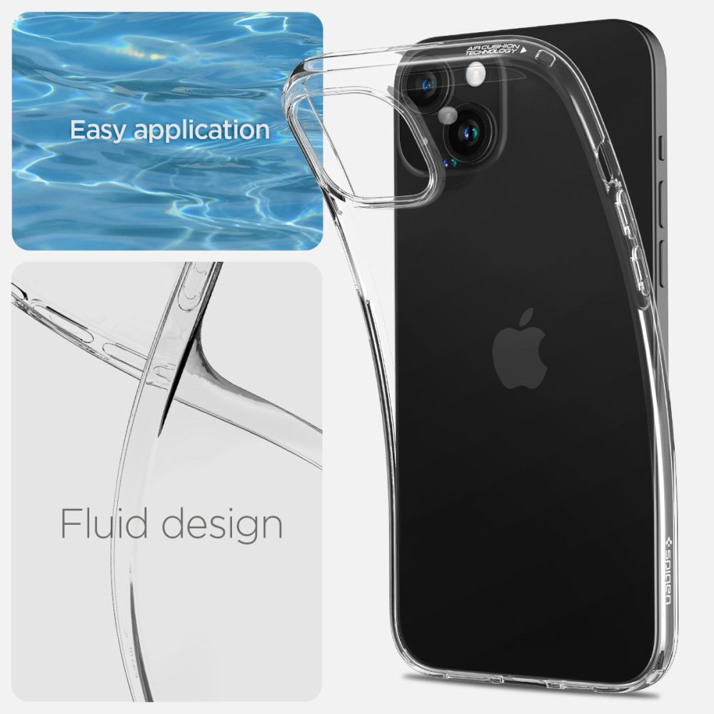 COQUE SPIGEN LIQUID CRYSTAL IPHONE 15 PLUS TRANSPARENT