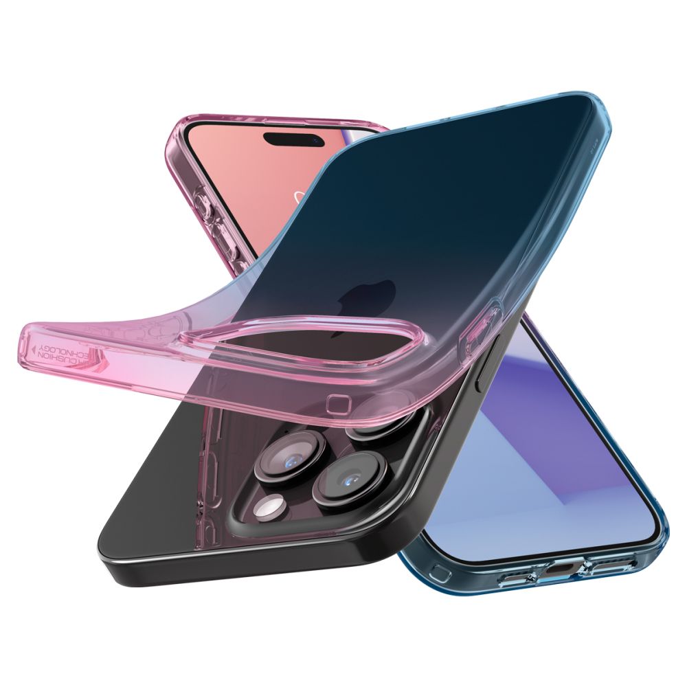 COQUE SPIGEN LIQUID CRYSTAL IPHONE 15 PRO GRADATION PINK