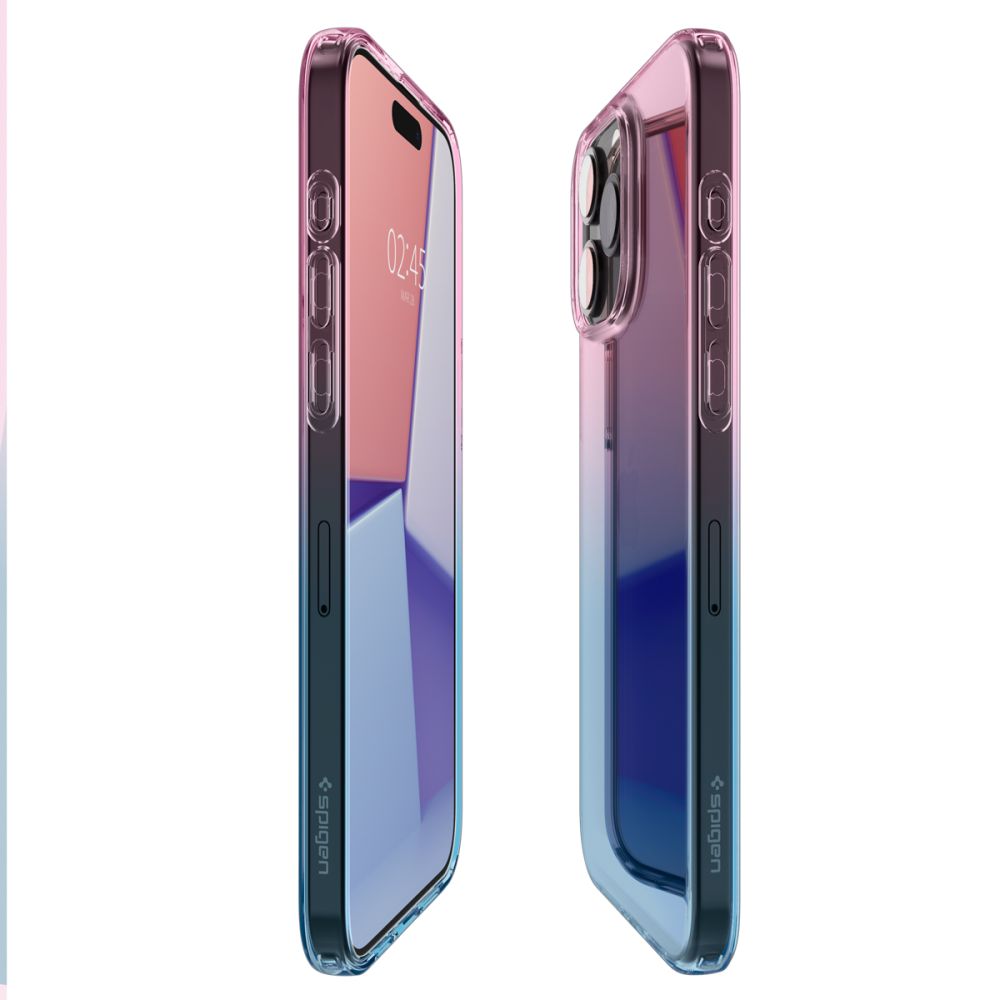 COQUE SPIGEN LIQUID CRYSTAL IPHONE 15 PRO GRADATION PINK