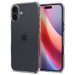 COQUE SPIGEN LIQUID CRYSTAL IPHONE 16 PLUS TRANSPARENT