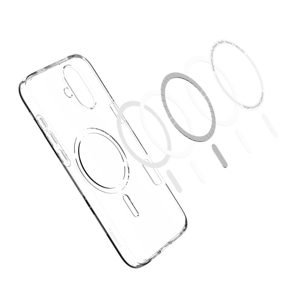 COQUE SPIGEN LIQUID CRYSTAL MAG MAGSAFE IPHONE 16 PLUS TRANSPARENTE