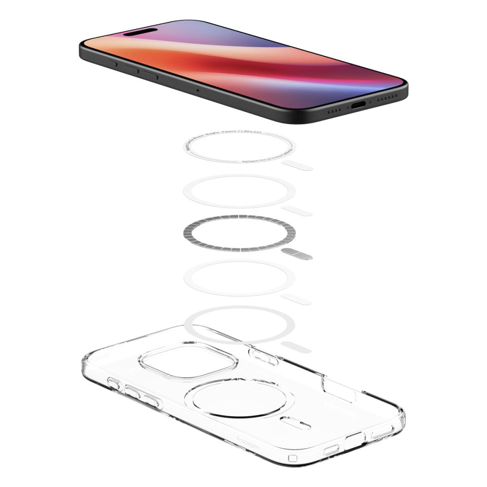COQUE SPIGEN LIQUID CRYSTAL MAG MAGSAFE IPHONE 16 PRO MAX TRANSPARENTE