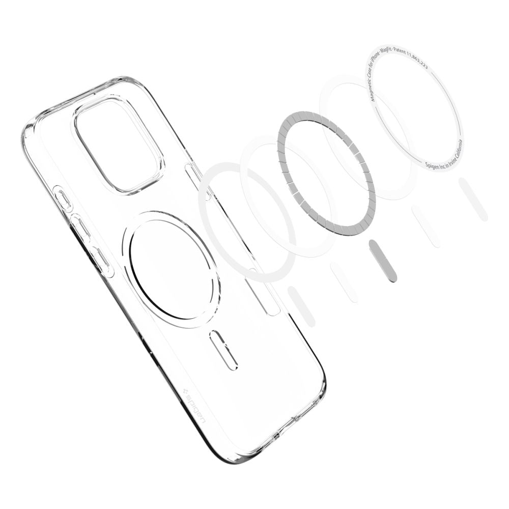 COQUE SPIGEN LIQUID CRYSTAL MAG MAGSAFE IPHONE 16 PRO MAX TRANSPARENTE