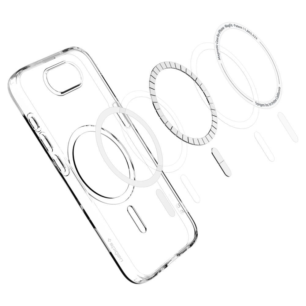 COQUE SPIGEN LIQUID CRYSTAL MAG MAGSAFE IPHONE 16E TRANSPARENTE