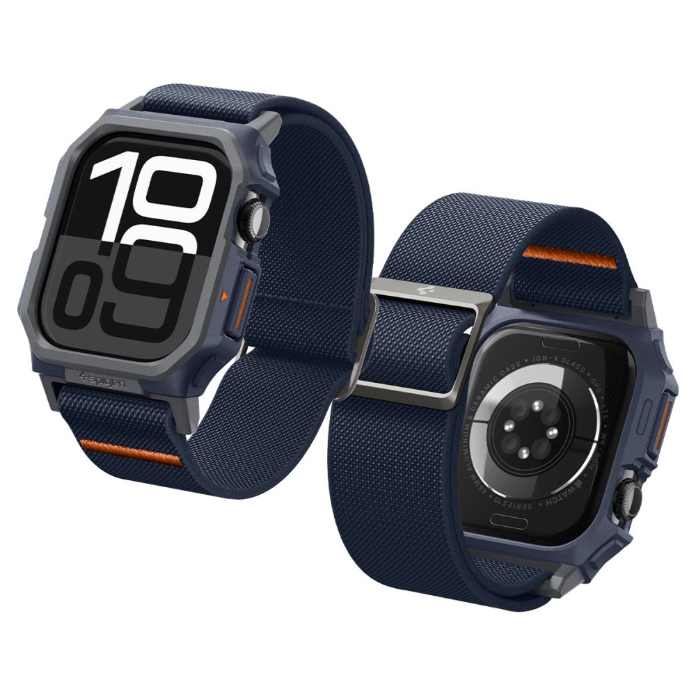 COQUE SPIGEN LITE FIT "PRO" POUR APPLE WATCH 10 (46 MM) BLEU MARINE