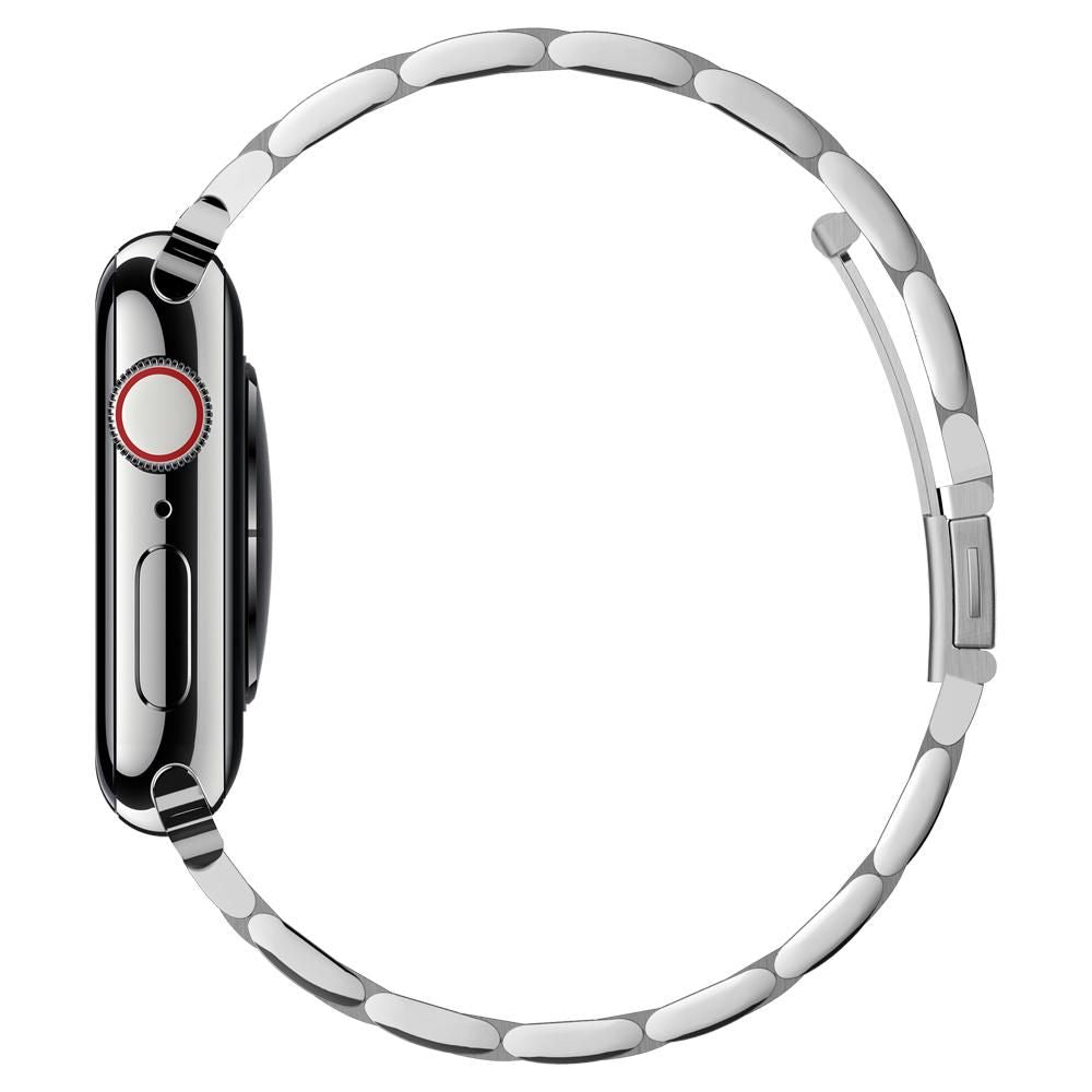BRACELET SPIGEN MODERN FIT POUR APPLE WATCH 6 / 7 / 8 / 9 / 10 / SE (40 / 41 / 42 MM) ARGENT