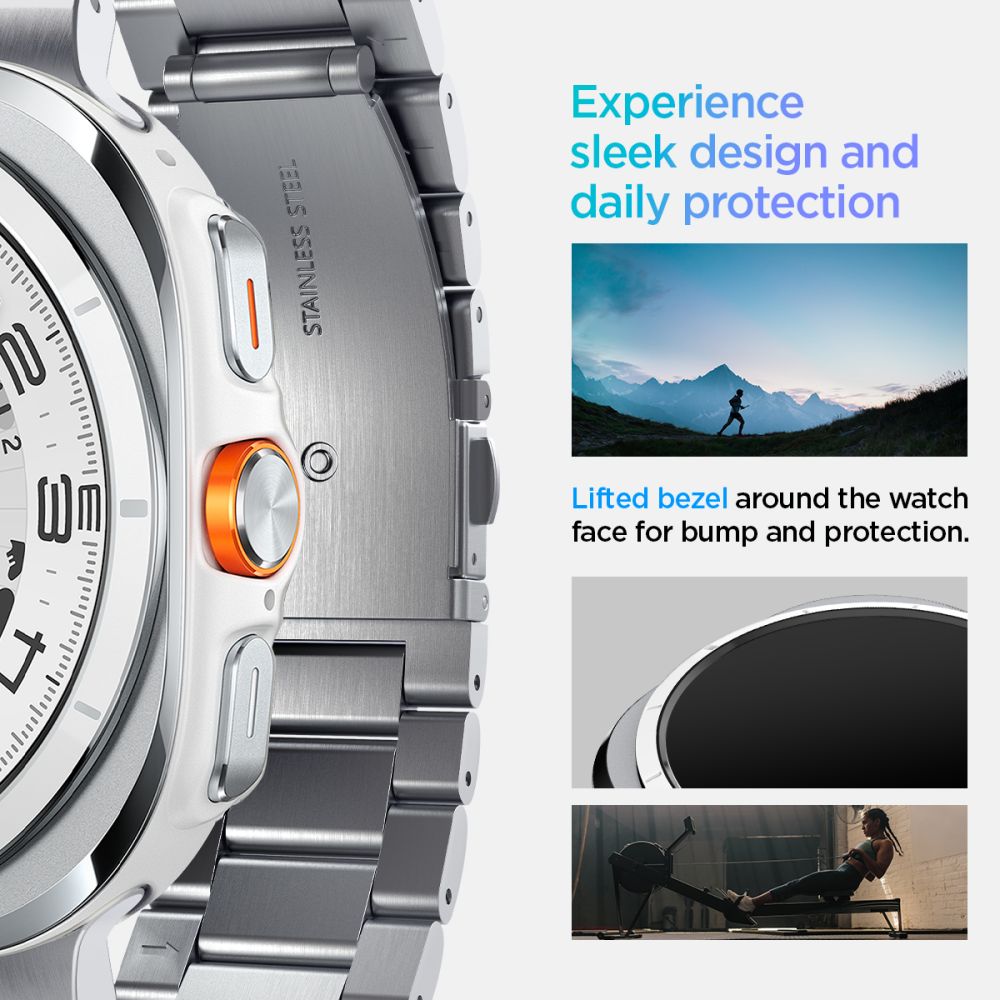 BRACELET SPIGEN MODERN FIT BAND SAMSUNG GALAXY WATCH ULTRA (47 MM) ARGENT