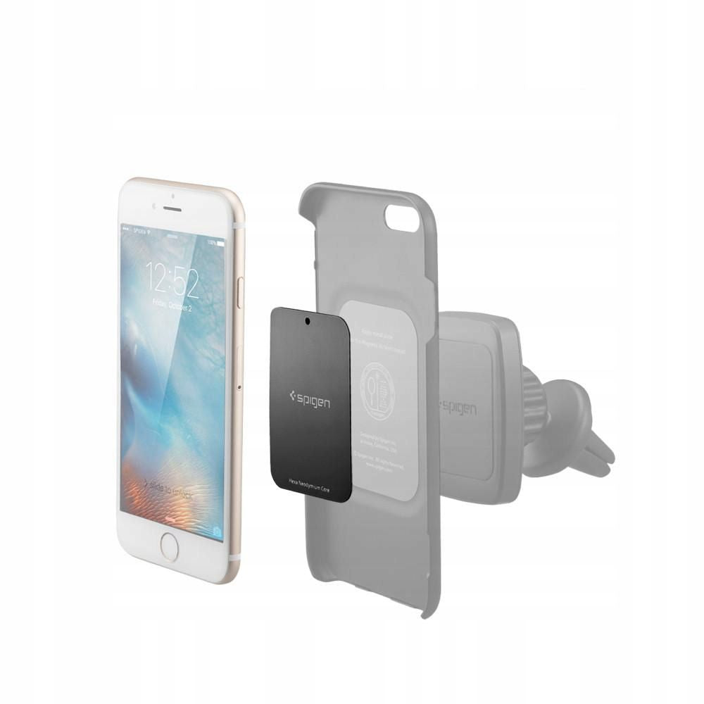 SUPPORT DE TÉLÉPHONE MOBILE POUR VOITURE SPIGEN MP-4P METALPLATE MONTAGE MAGNÉTIQUE POUR VOITURE