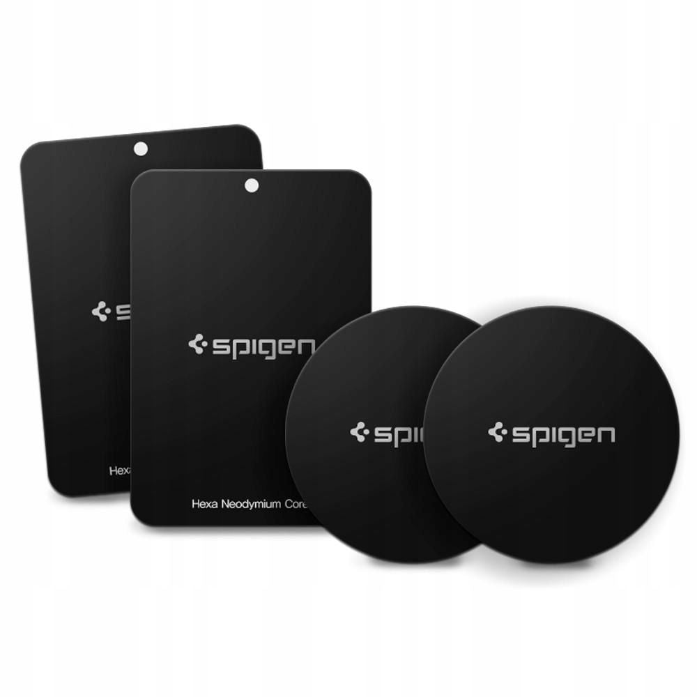 SUPPORT DE TÉLÉPHONE MOBILE POUR VOITURE SPIGEN MP-4P METALPLATE MONTAGE MAGNÉTIQUE POUR VOITURE