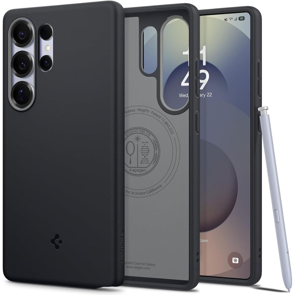 COQUE SPIGEN NANO POP MAG MAGSAFE GALAXY S25 ULTRA NOIR SÉSAME
