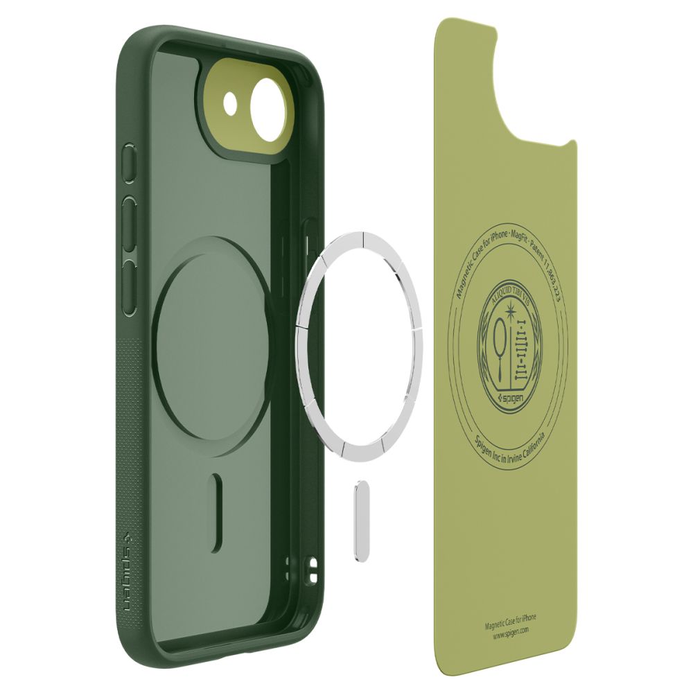 COQUE SPIGEN NANO POP MAG MAGSAFE IPHONE 16E AVO GREEN
