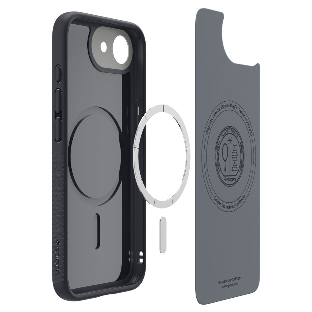 COQUE SPIGEN NANO POP MAG MAGSAFE IPHONE 16E NOIR SÉSAME