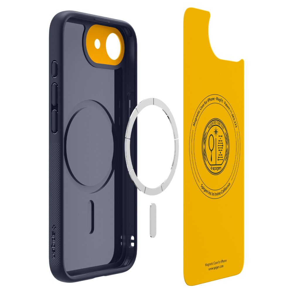 COQUE SPIGEN NANO POP MAG MAGSAFE IPHONE 16E BLEU NAVY