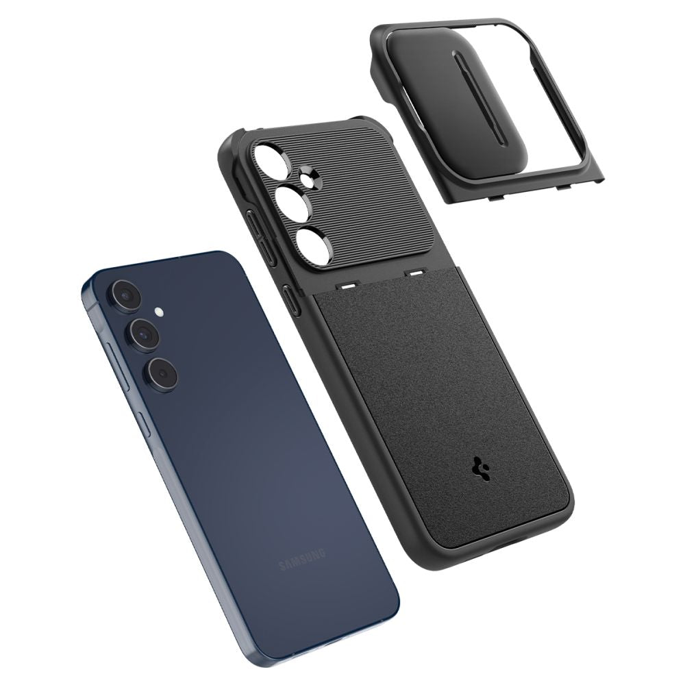COQUE SPIGEN OPTIK ARMOR GALAXY A55 5G NOIRE