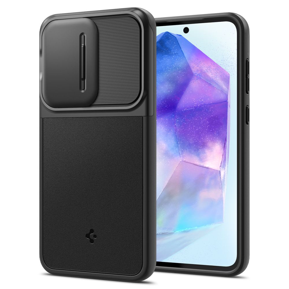 COQUE SPIGEN OPTIK ARMOR GALAXY A55 5G NOIRE