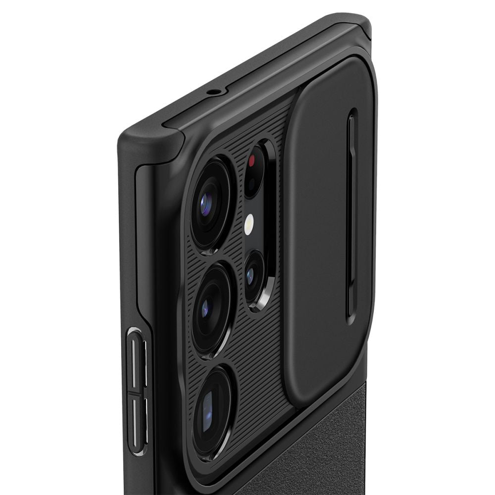 COQUE SPIGEN OPTIK ARMOR GALAXY S23 ULTRA NOIRE