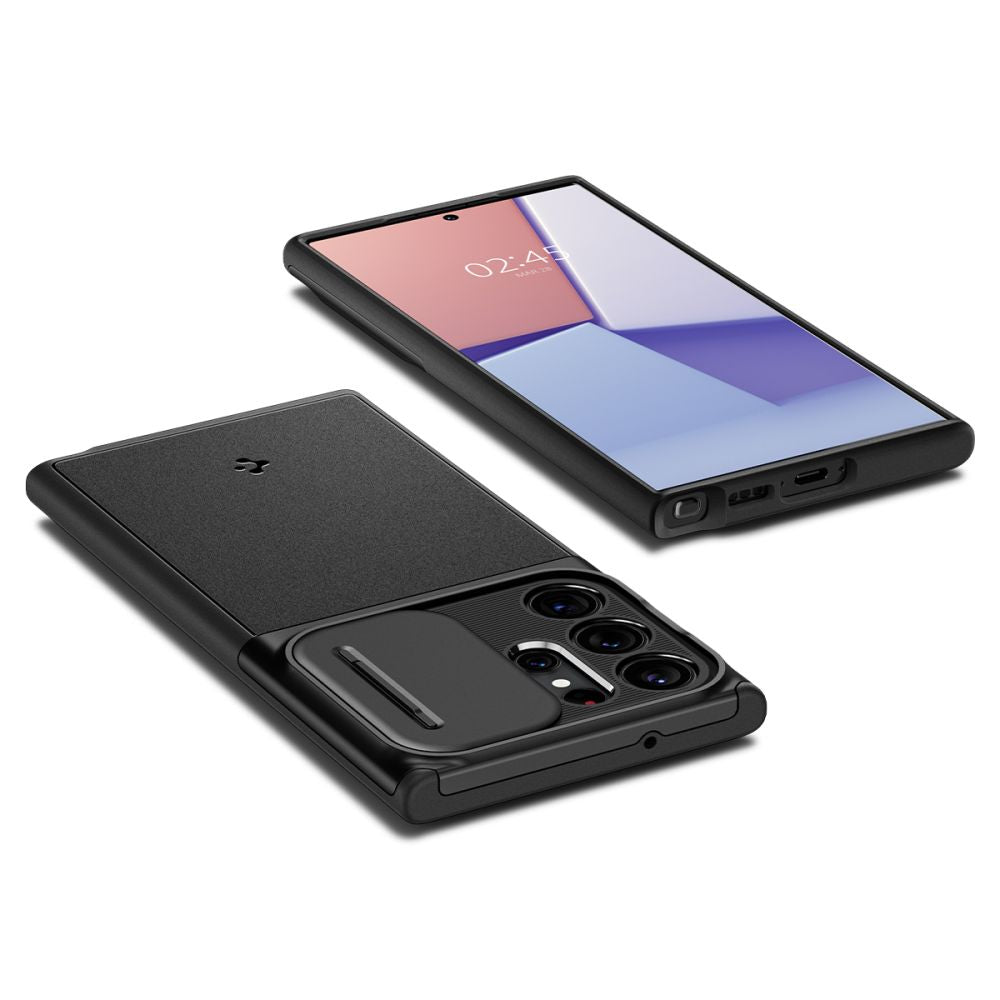 COQUE SPIGEN OPTIK ARMOR GALAXY S23 ULTRA NOIRE