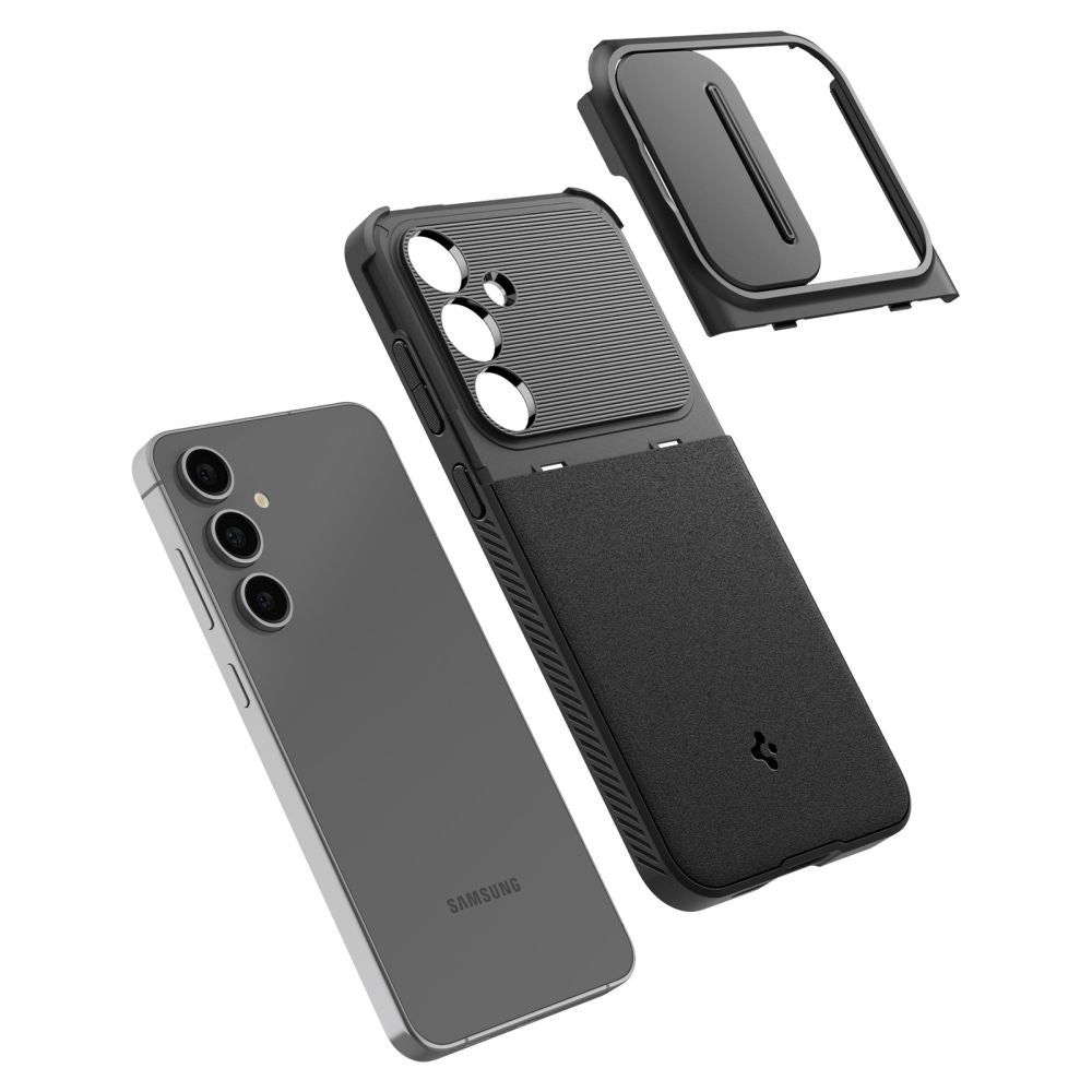 COQUE SPIGEN OPTIK ARMOR GALAXY S24 FE NOIRE