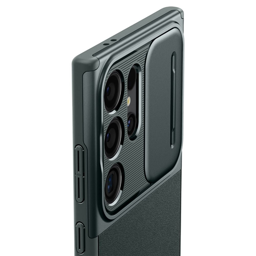 COQUE SPIGEN OPTIK ARMOR GALAXY S24 ULTRA VERT ABYSS