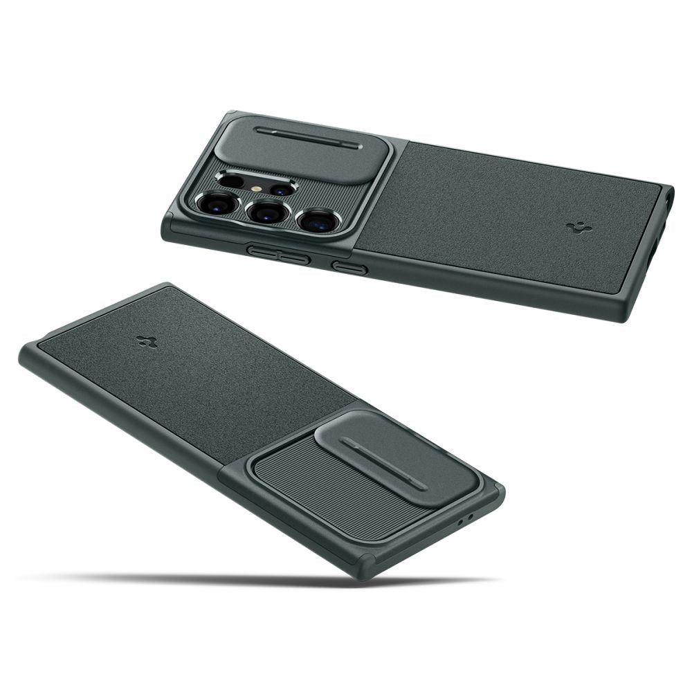 COQUE SPIGEN OPTIK ARMOR GALAXY S24 ULTRA VERT ABYSS