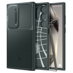 COQUE SPIGEN OPTIK ARMOR GALAXY S24 ULTRA VERT ABYSS