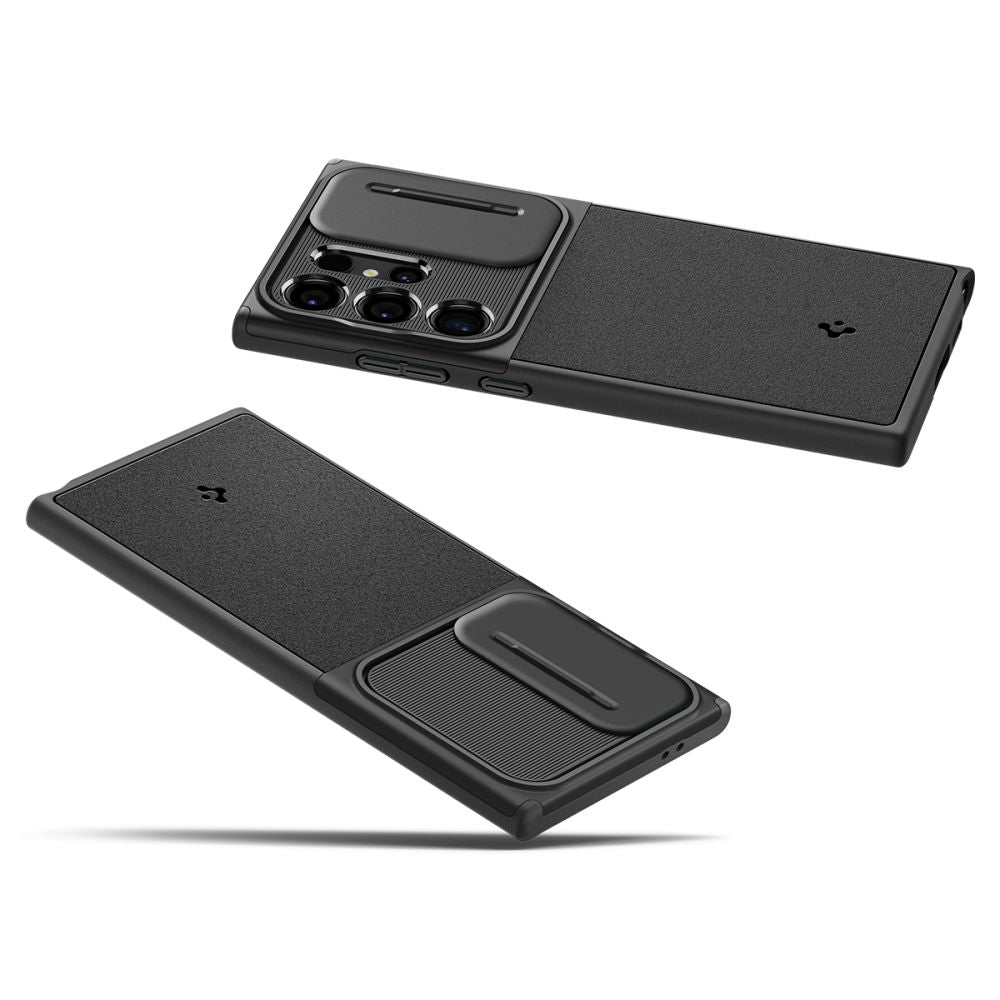COQUE SPIGEN OPTIK ARMOR GALAXY S24 ULTRA NOIRE
