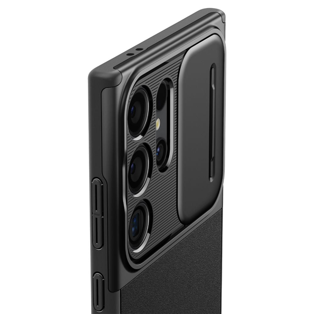 COQUE SPIGEN OPTIK ARMOR GALAXY S24 ULTRA NOIRE