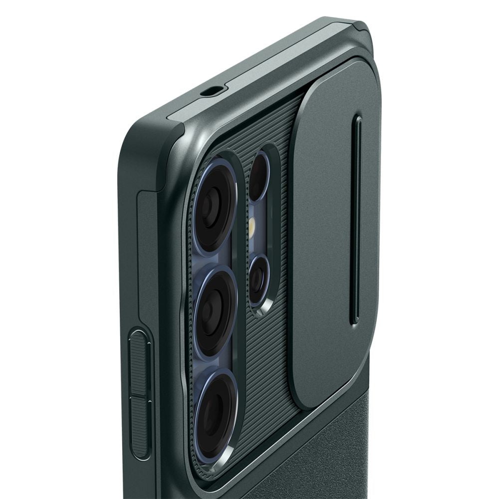 COQUE SPIGEN OPTIK ARMOR GALAXY S25 ULTRA VERT ABYSSE