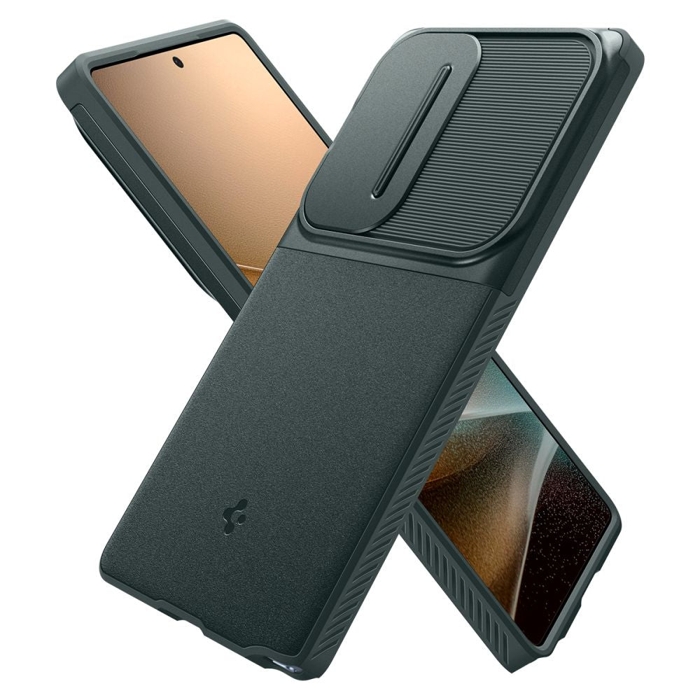 COQUE SPIGEN OPTIK ARMOR GALAXY S25 ULTRA VERT ABYSSE