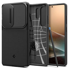 COQUE SPIGEN OPTIK ARMOR GALAXY S25 ULTRA NOIRE