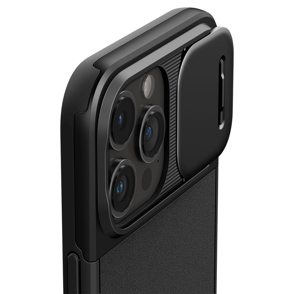 COQUE SPIGEN OPTIK ARMOR MAG MAGSAFE IPHONE 15 PRO NOIR