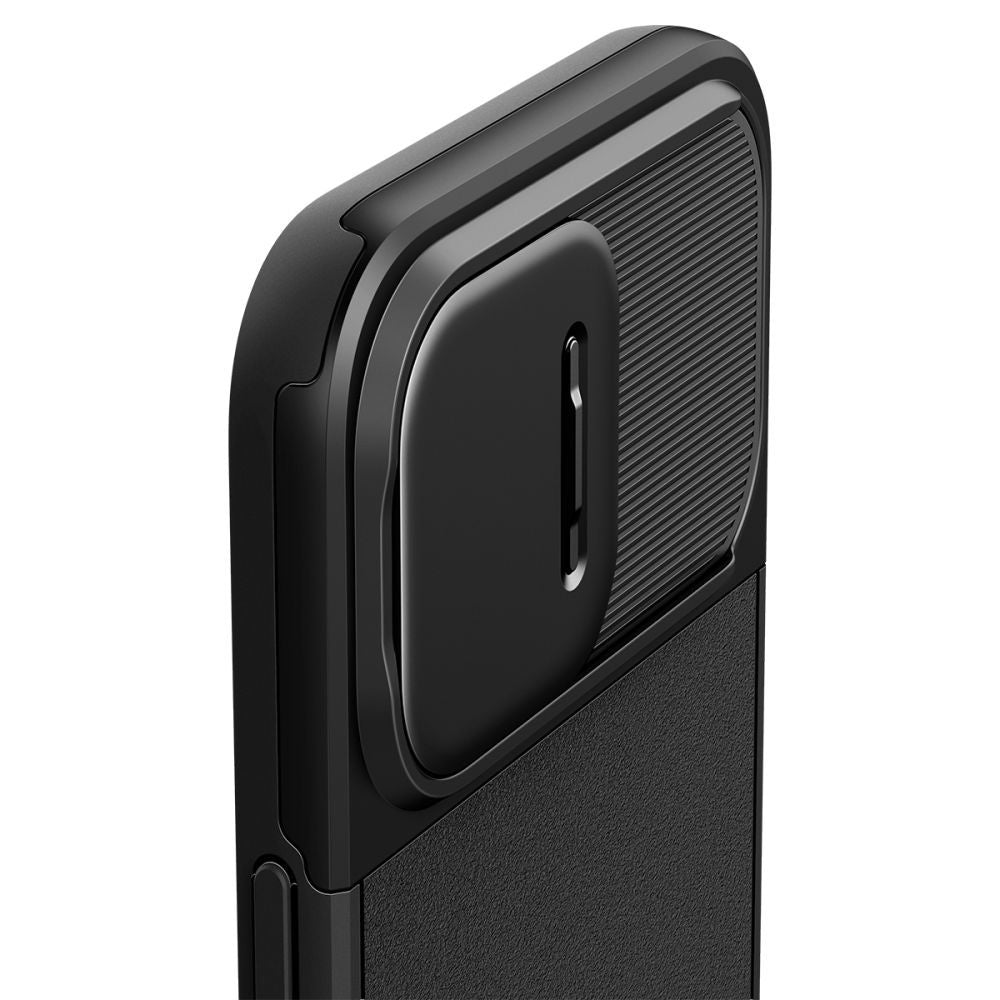 COQUE SPIGEN OPTIK ARMOR MAG MAGSAFE IPHONE 15 PRO NOIR