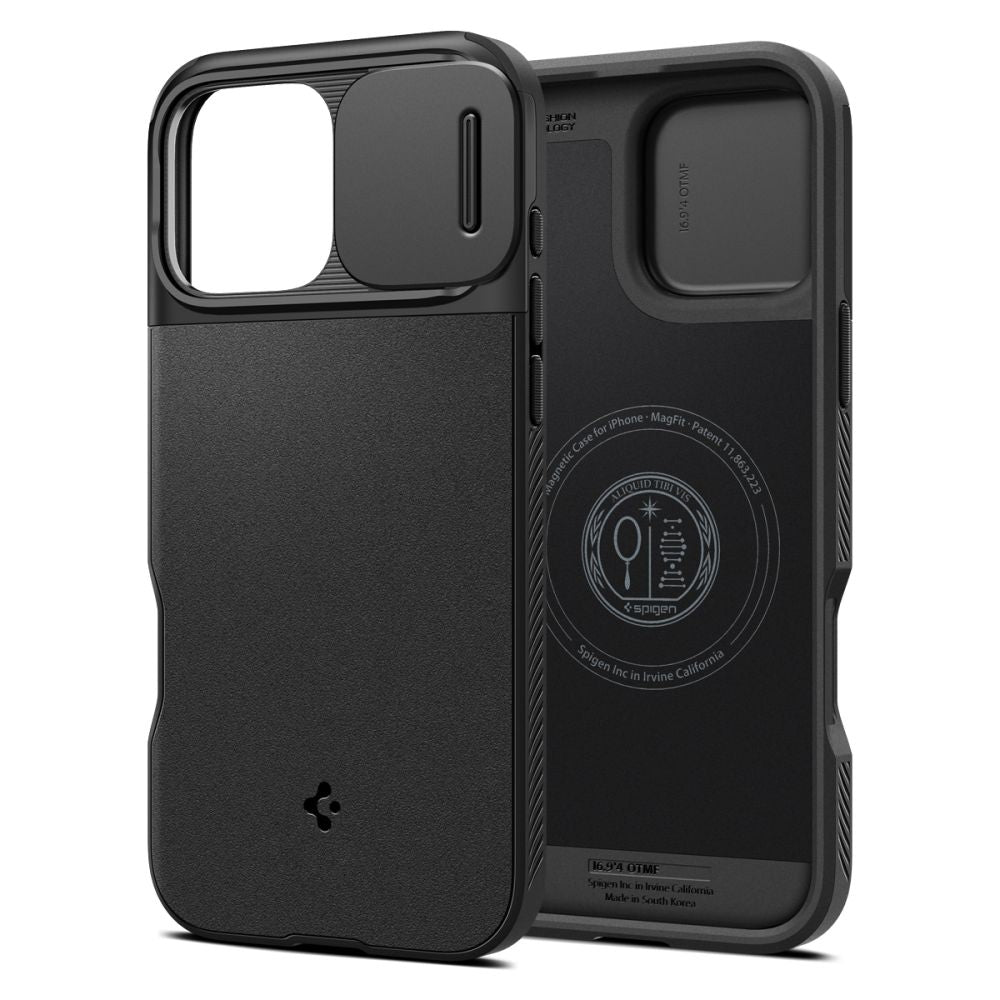 COQUE SPIGEN OPTIK ARMOR MAG MAGSAFE IPHONE 16 PRO MAX NOIR