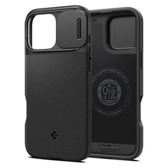 COQUE SPIGEN OPTIK ARMOR MAG MAGSAFE IPHONE 16 PRO MAX NOIR