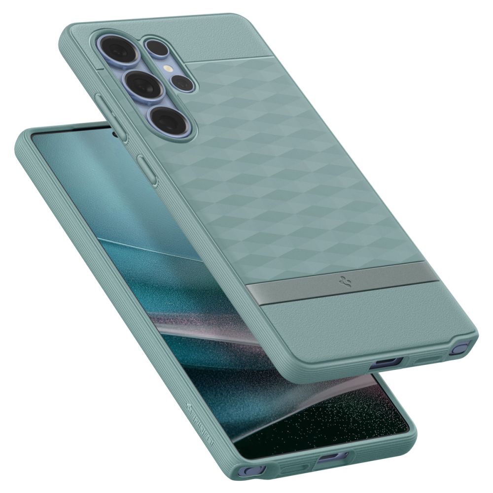 COQUE SPIGEN PARALLAX MAG MAGSAFE GALAXY S25 ULTRA VERT SAUGE