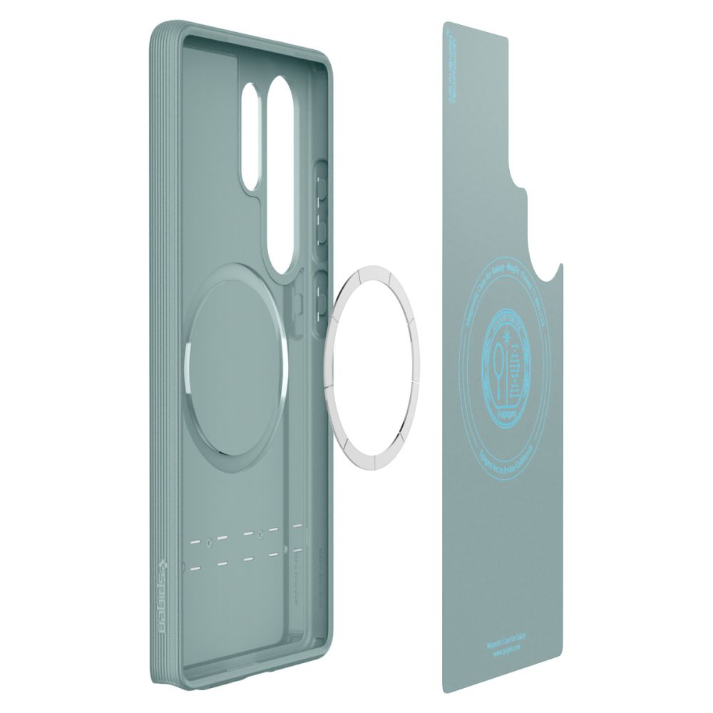COQUE SPIGEN PARALLAX MAG MAGSAFE GALAXY S25 ULTRA VERT SAUGE