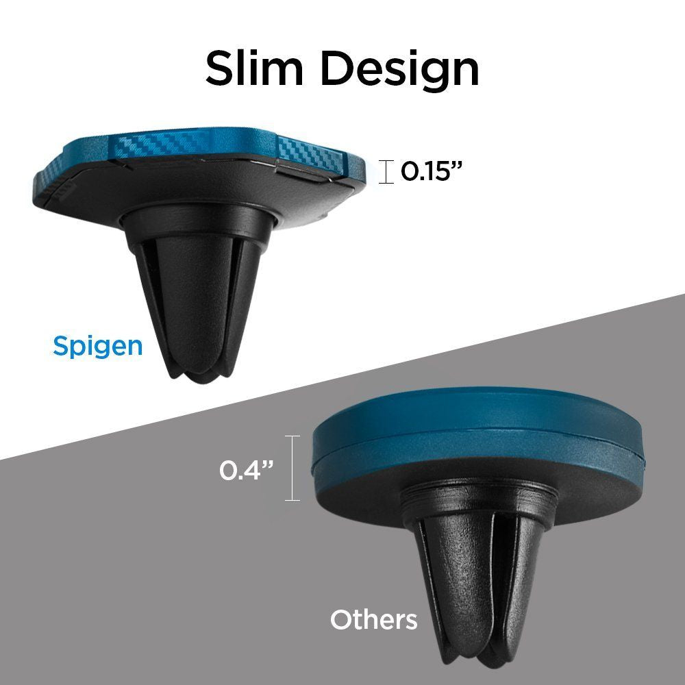 Support de téléphone mobile pour voiture Spigen QS11 Air Vent support magnétique.