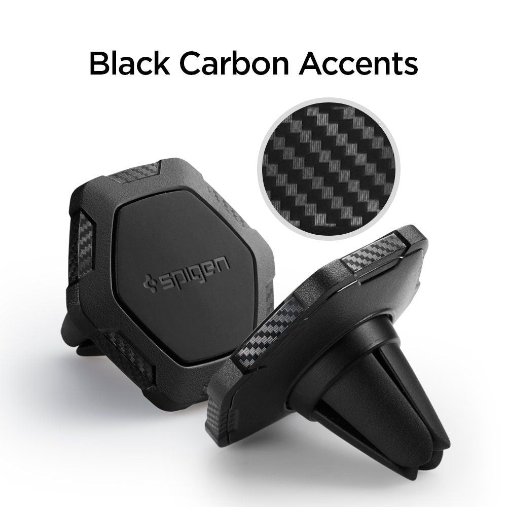Support de téléphone mobile pour voiture Spigen QS11 Air Vent support magnétique.