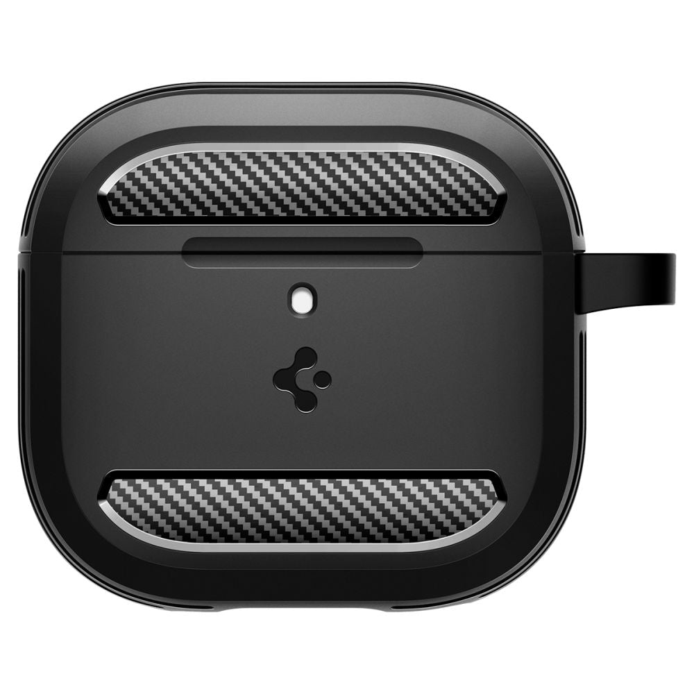 COQUE SPIGEN RUGGED ARMOR APPLE AIRPODS 4 NOIR MATTE