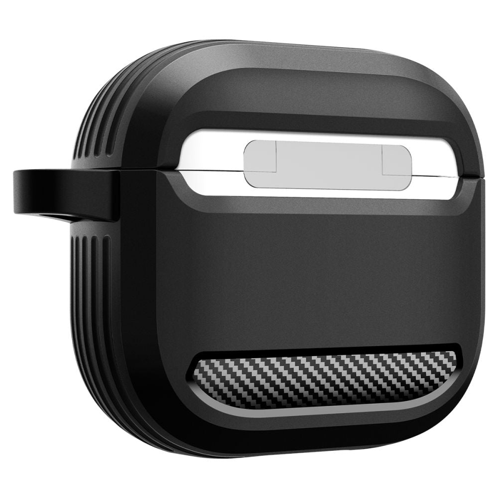 COQUE SPIGEN RUGGED ARMOR APPLE AIRPODS 4 NOIR MATTE
