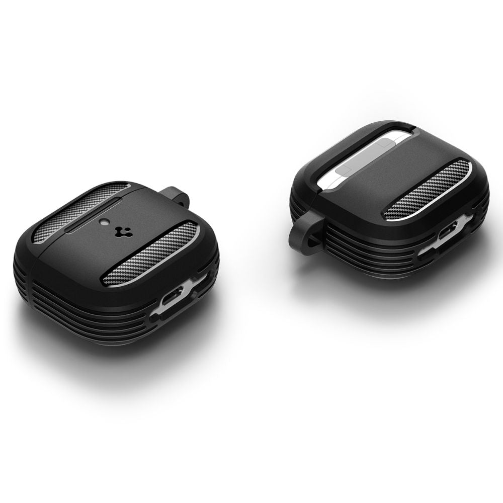 COQUE SPIGEN RUGGED ARMOR APPLE AIRPODS 4 NOIR MATTE