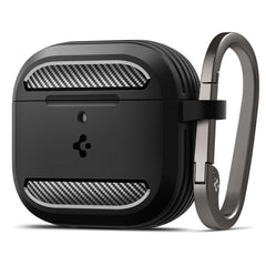 COQUE SPIGEN RUGGED ARMOR APPLE AIRPODS 4 NOIR MATTE