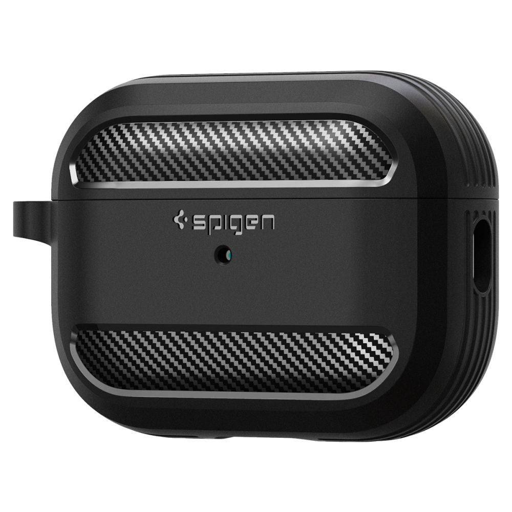 COQUE SPIGEN RUGGED ARMOR APPLE AIRPODS PRO 1 / 2 NOIR MATTE