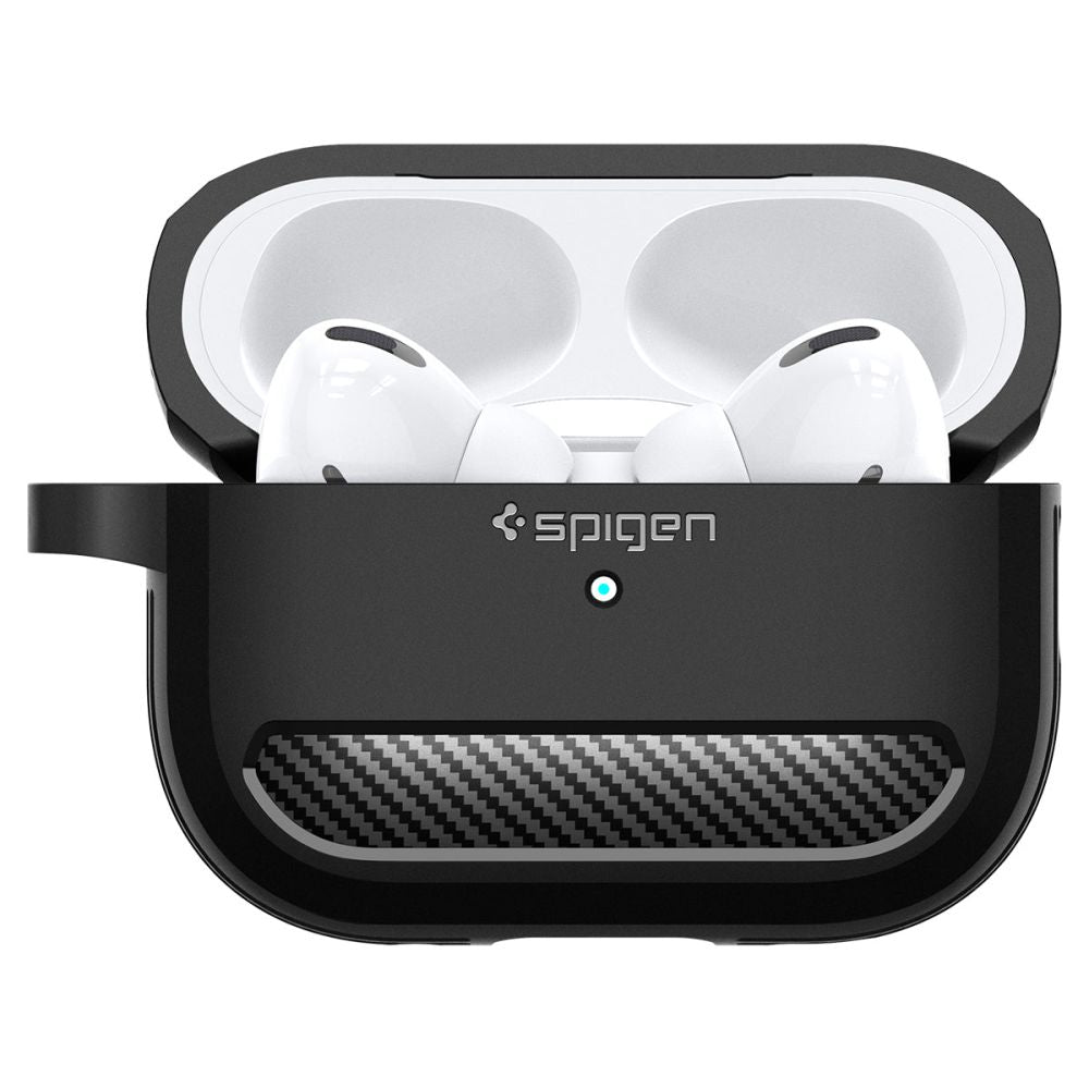 COQUE SPIGEN RUGGED ARMOR APPLE AIRPODS PRO 1 / 2 NOIR MATTE