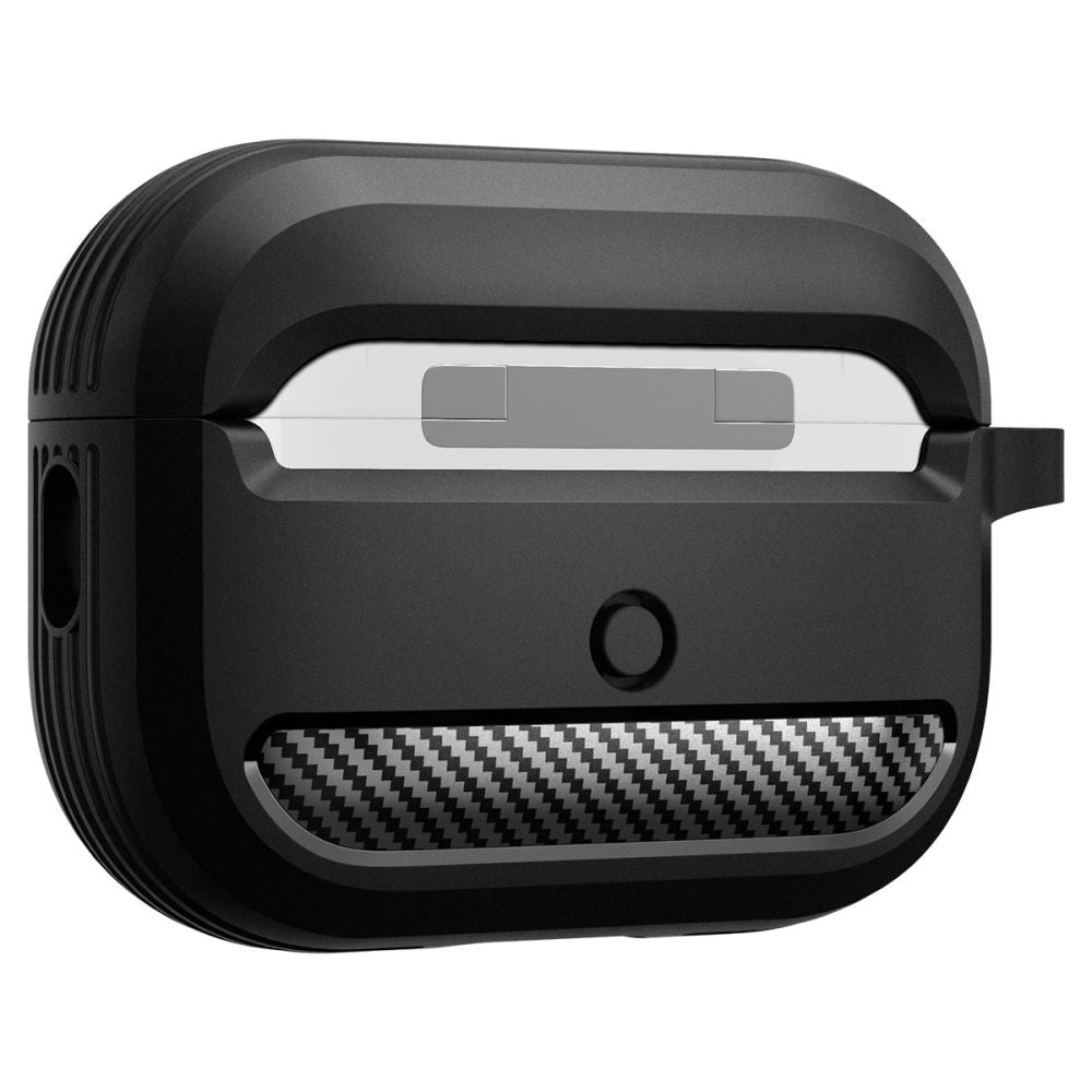 COQUE SPIGEN RUGGED ARMOR APPLE AIRPODS PRO 1 / 2 NOIR MATTE