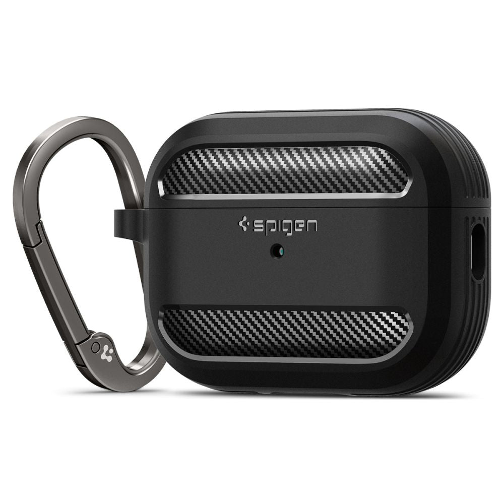 COQUE SPIGEN RUGGED ARMOR APPLE AIRPODS PRO 1 / 2 NOIR MATTE