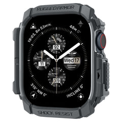 COQUE SPIGEN RUGGED ARMOR APPLE WATCH 10 (46 MM) GRIS FONCÉ